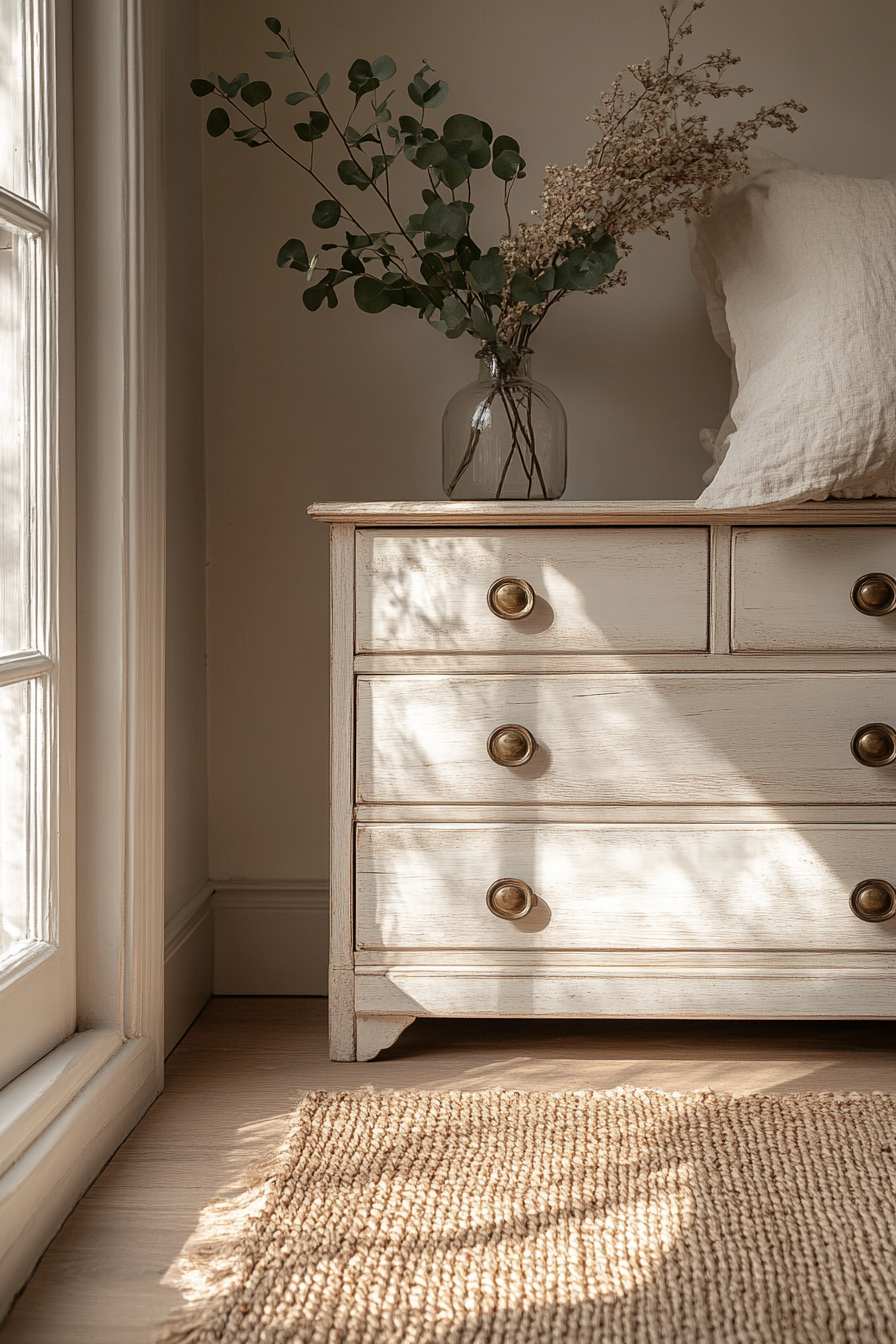 Whitewashed Furniture Ensemble